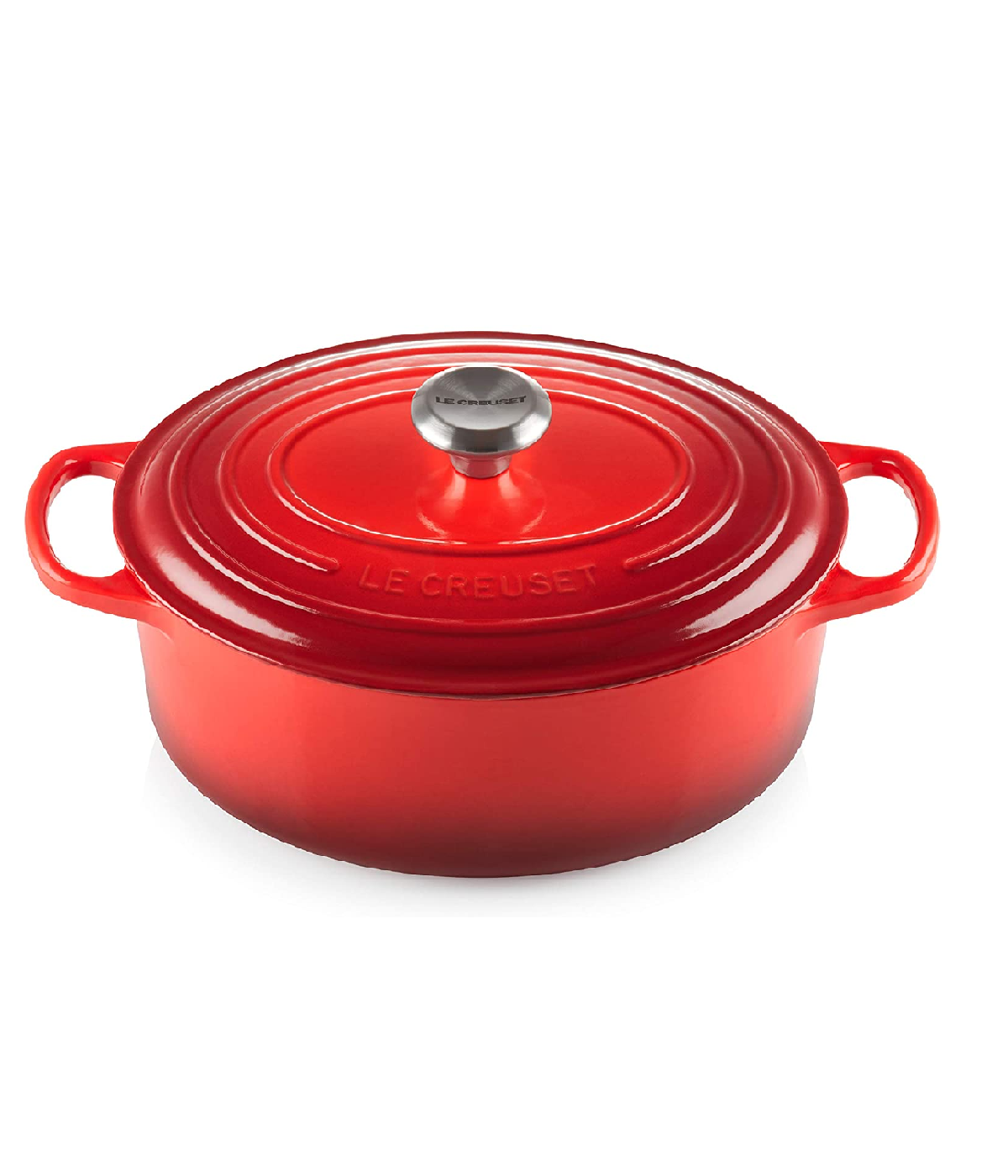 Nồi Gang Lecreuset Bräter Oval Evo 25cm Kirsche Màu Đỏ