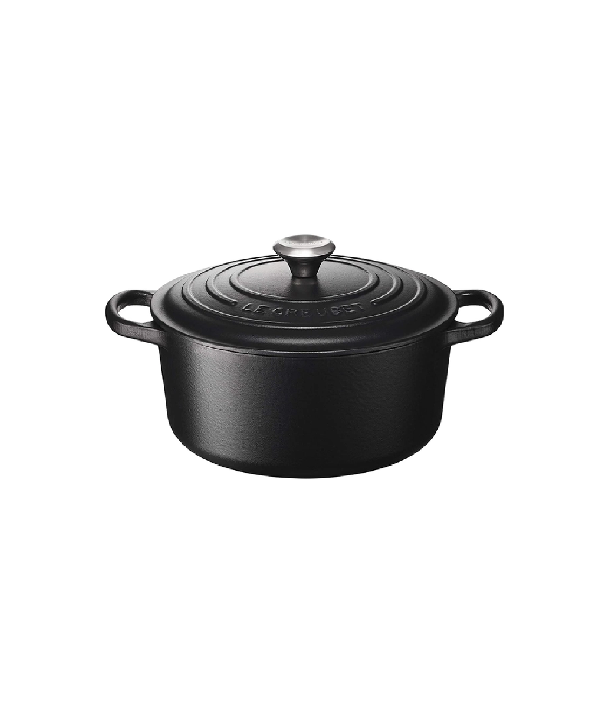 Nồi Gang Lecreuset Bräter Rund Evo 22cm Schwarz Matt Màu Đen Nhám