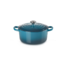 Nồi Gang Lecreuset Bräter Rund Evo 24cm Deep Teal