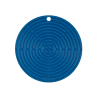 Lót Nồi LeCreuset Silikon Topflappen Rund 20.5 cm Blue Marseille