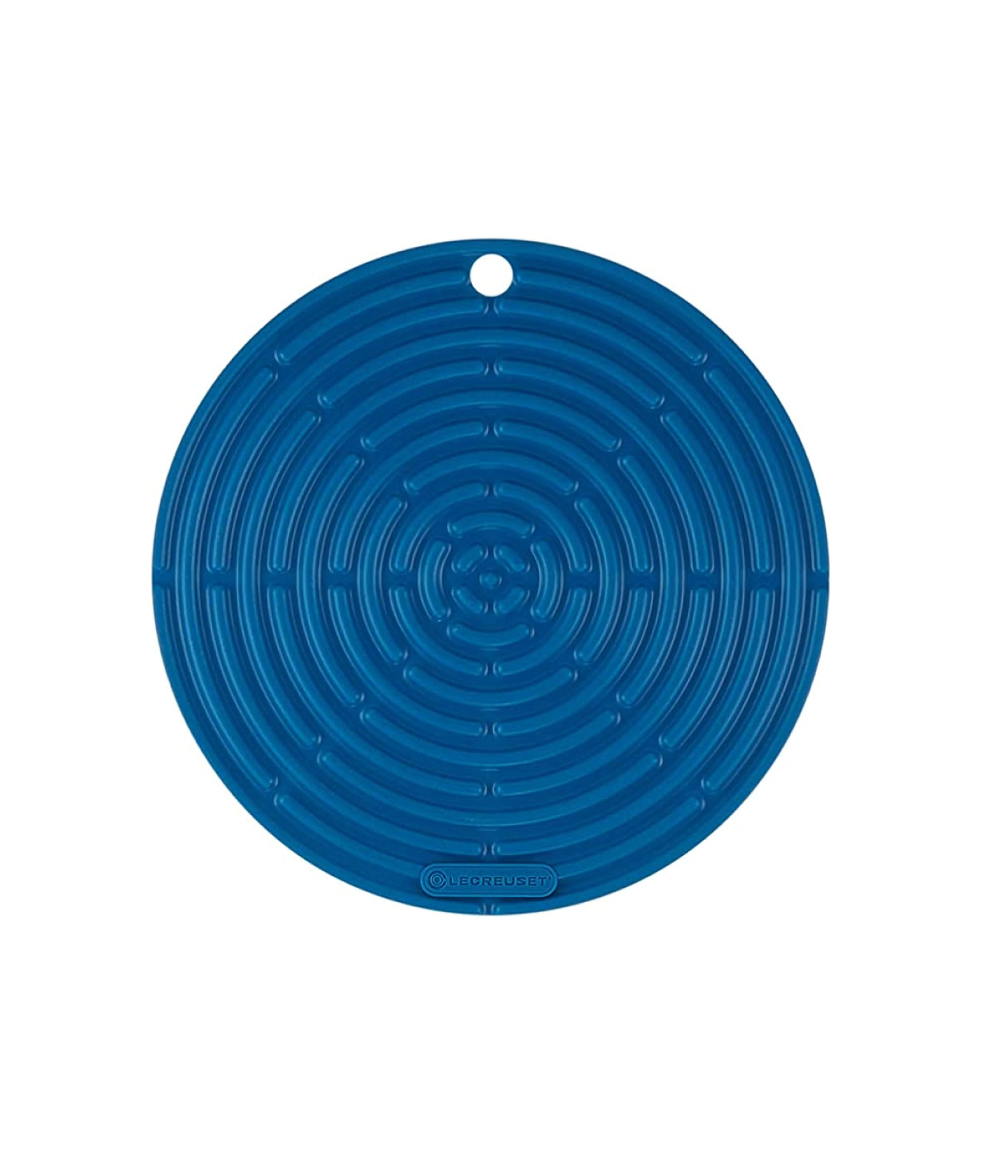 Lót Nồi LeCreuset Silikon Topflappen Rund 20.5 cm Blue Marseille