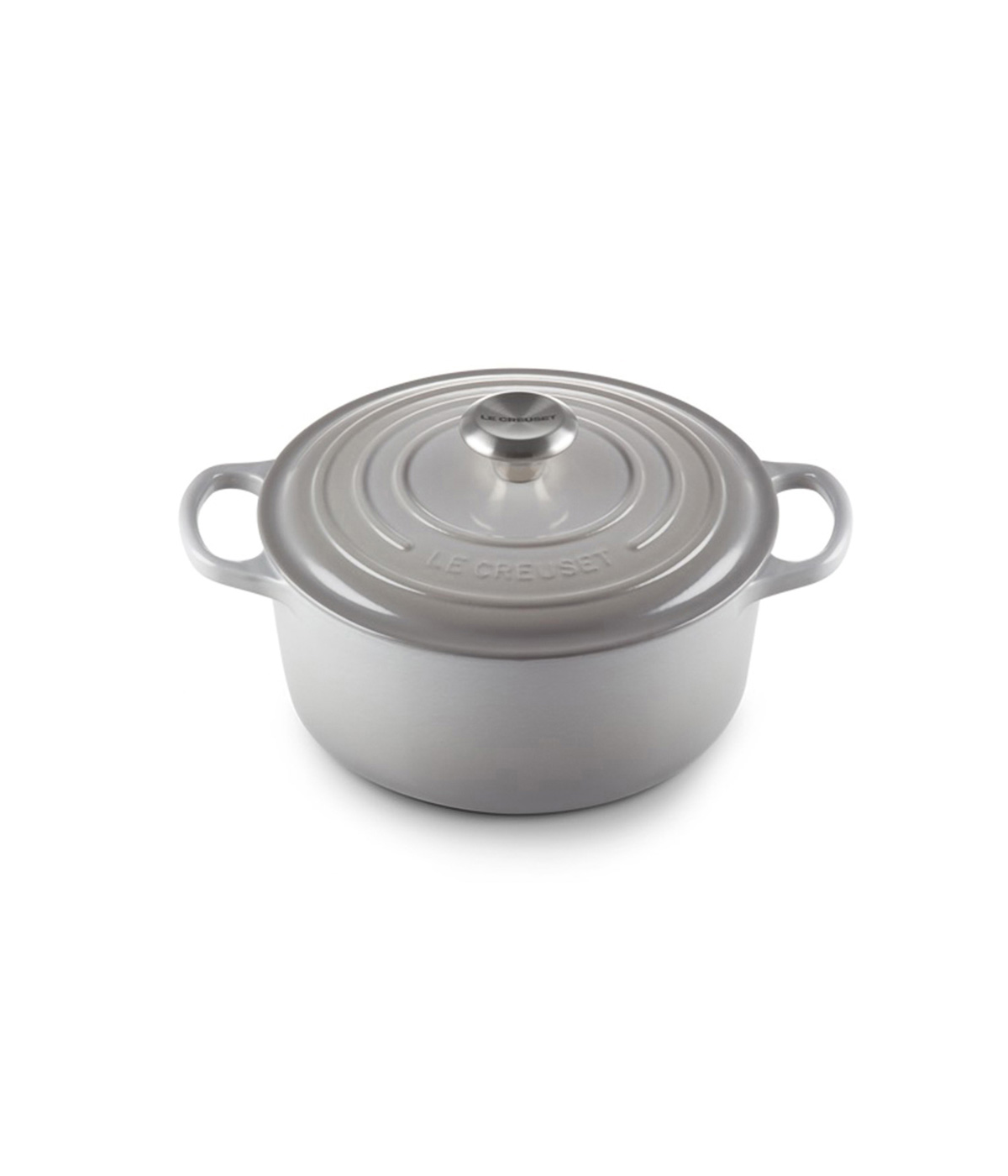 Nồi Gang Lecreuset Bräter Rund Evo 24cm Nebelgrau Màu Xám