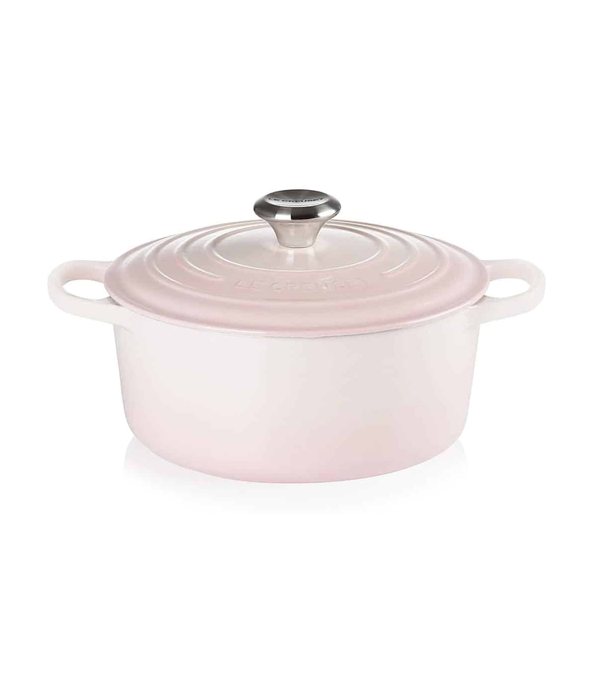 Nồi Gang Lecreuset Bräter Rund Evo 24cm Shell Pink Màu Hồng