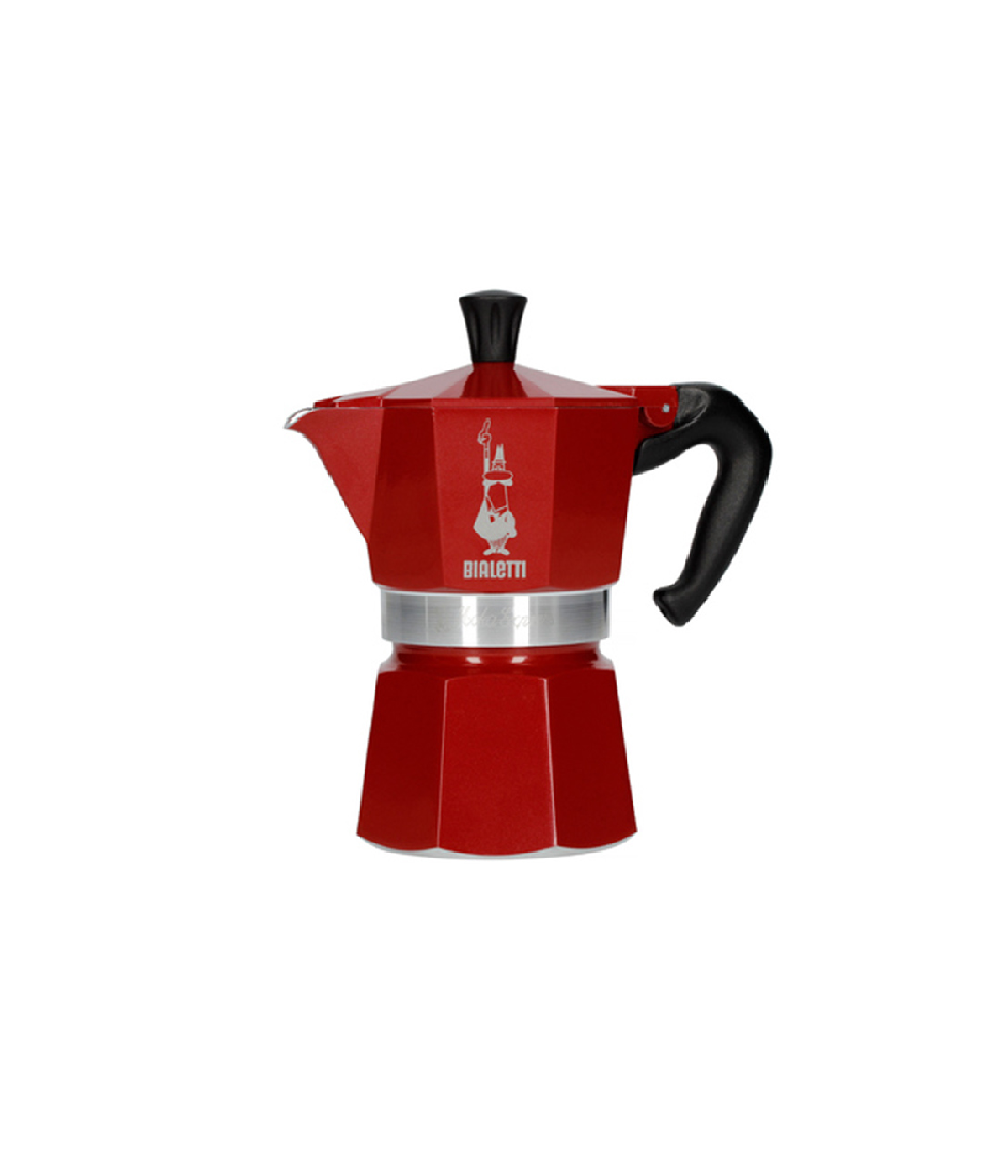 Ấm pha café Bialetti Mocha Express Espresso Maker màu đỏ