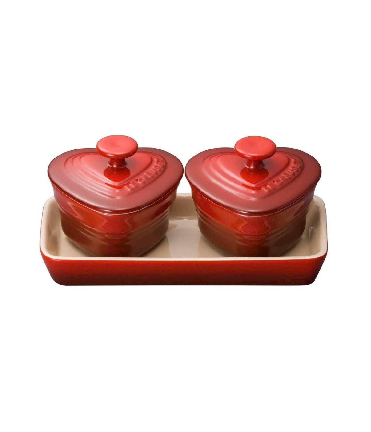 Sét Petite Ramekin hình trái tim của Le Creuset