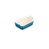 Khay Nướng Bỏ Lò Có Tay Cầm Lecreuset Rechteckige Auflaufform Trad Deep Teal Màu Xanh Cổ Vịt