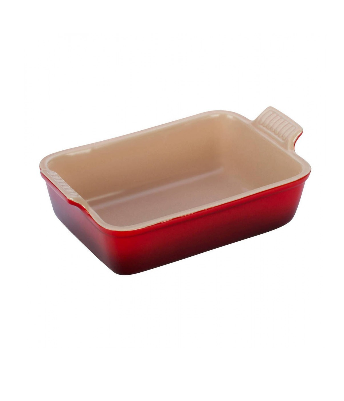 Khay Nướng Bỏ Lò Có Tay Cầm Lecreuset Rechteckige Auflaufform Trad Kirsch Màu Đỏ