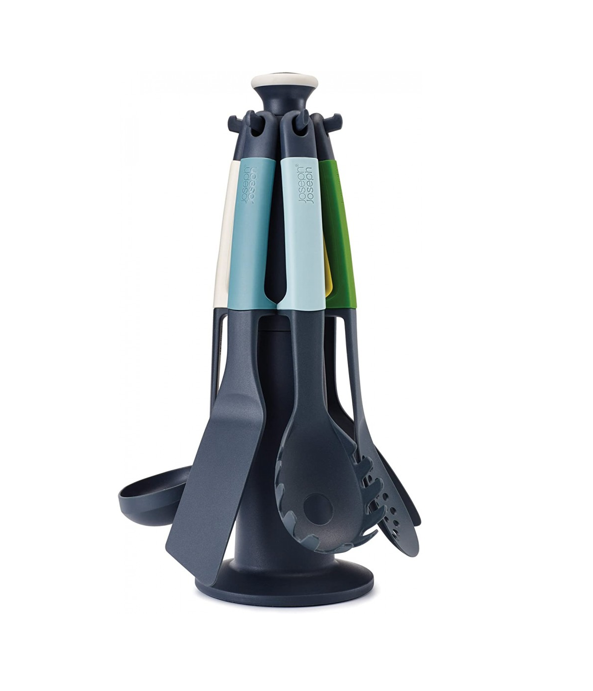 Bộ dụng cụ nấu ăn 6 món kèm giá đỡ Joseph Joseph 10141 Elevate Carousel – Opal