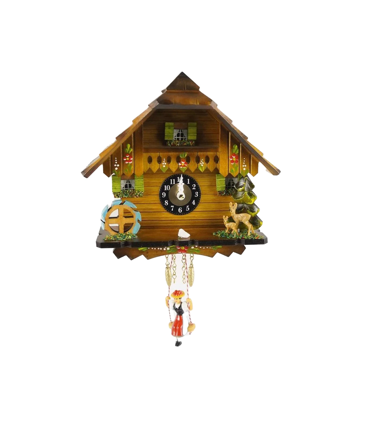 Đồng Hồ Cuckoo Engstler 0190 SQ Schaukeluhr Mit Quarzwerk 19cm