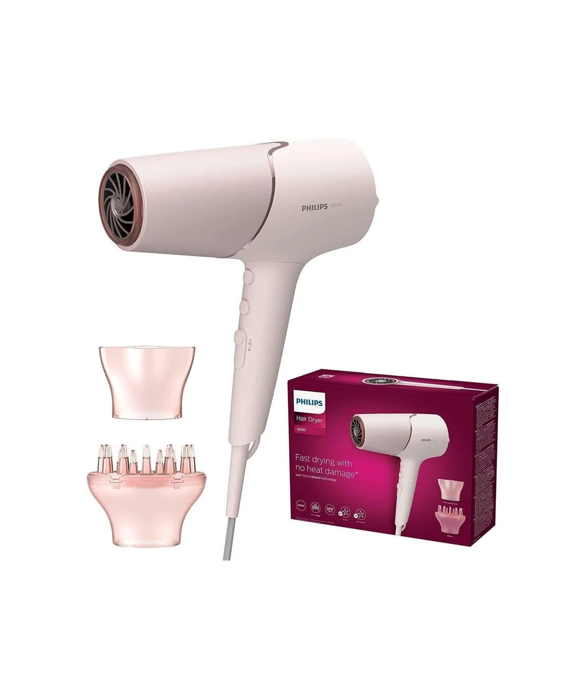 Máy sấy tóc thế hệ mới Philips Series 5000 BHD530/00