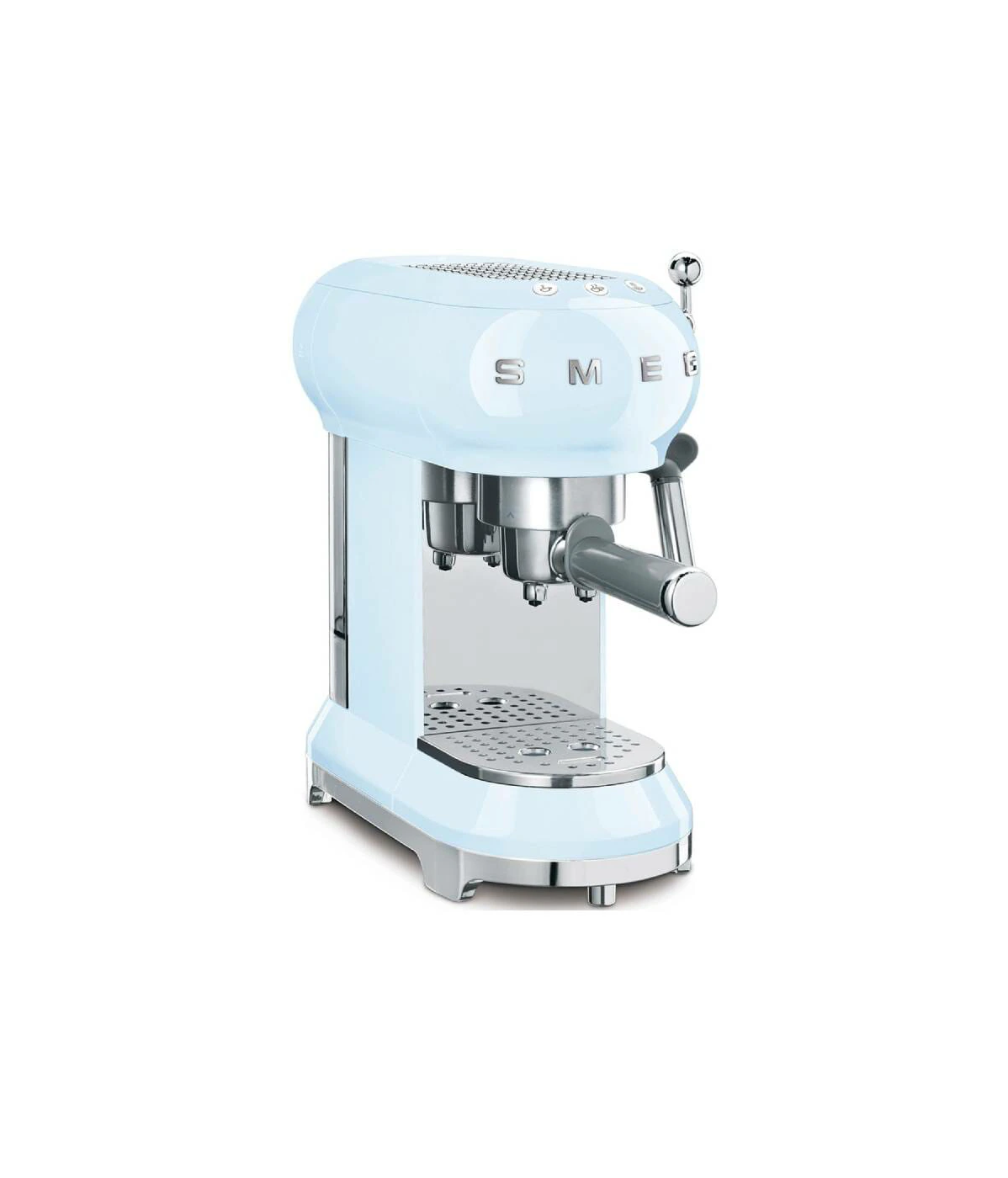 Máy Pha cafe Espresso Smeg ECF01PBEU Pastel Blue Thermoblock 15 Bar