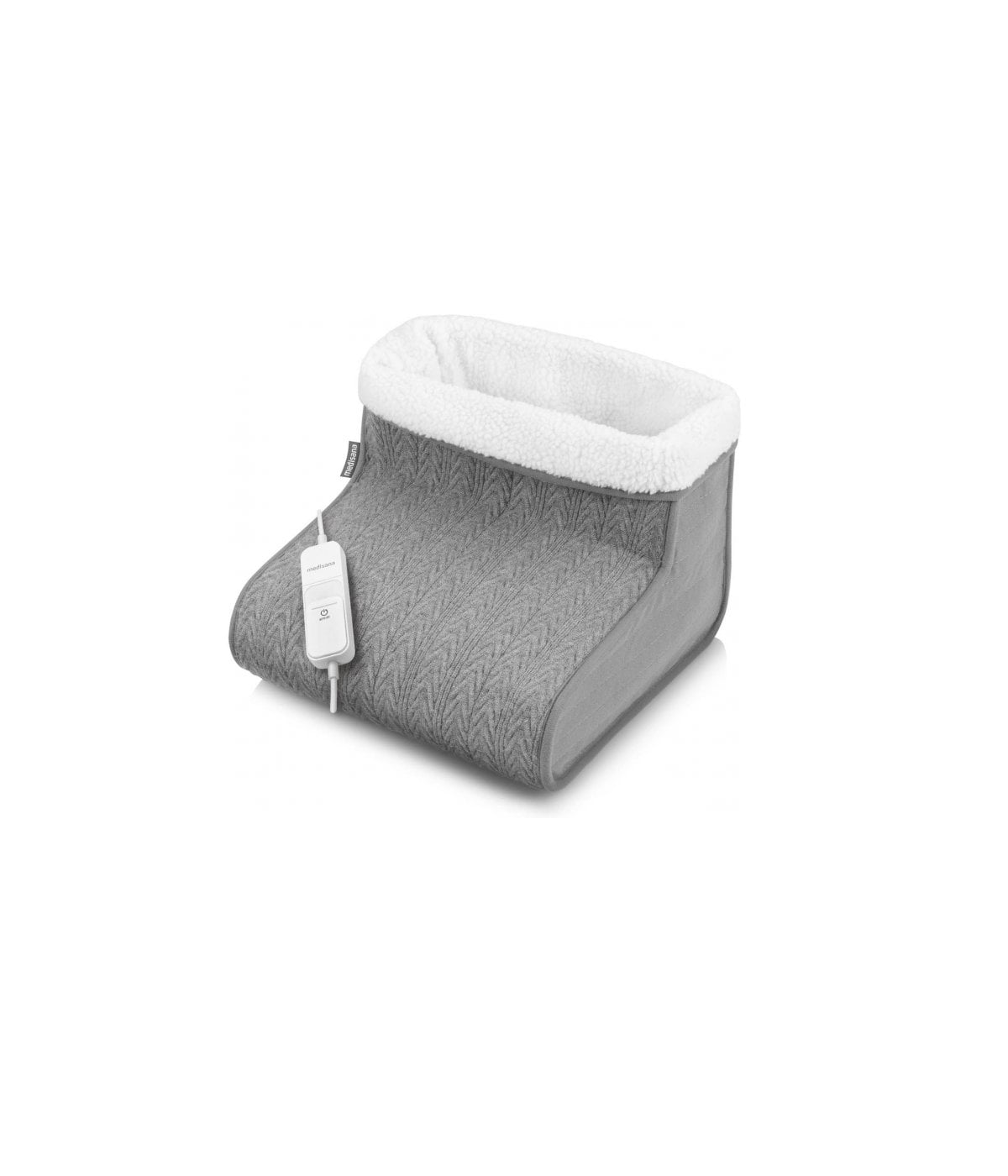 Ủ Chân Medisana 60259 FW 150 Fußwärmer Màu Ghi Bề Mặt Dệt Kim