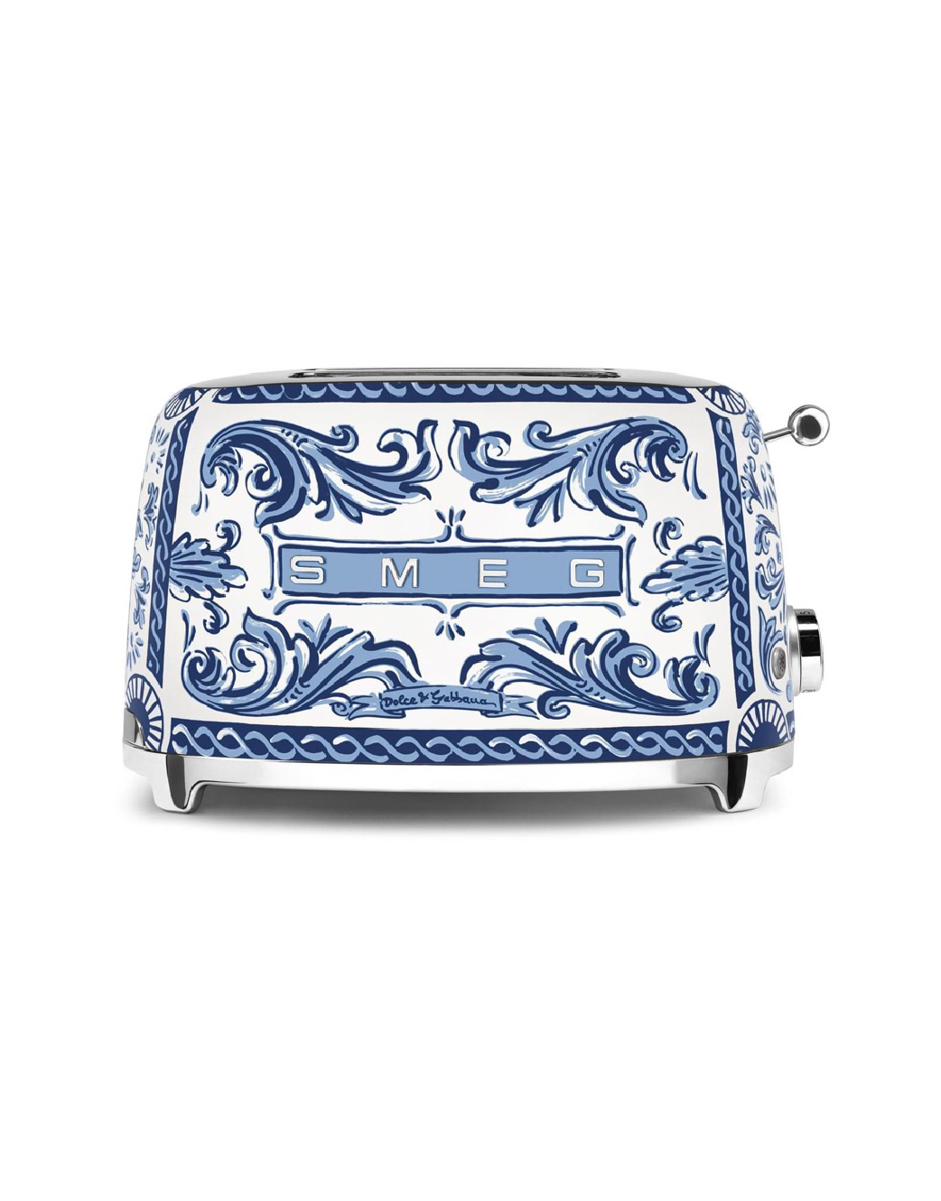 Máy nướng bánh mì SMEG TSF01DGBEU họa tiết Dolce&Gabbana xanh gốm