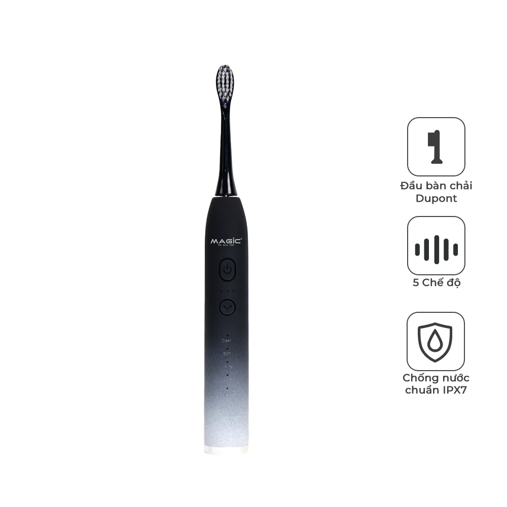 Bàn Chải Điện MAGIC B-20 Đen Ngọc Trai - Magic Vietnam