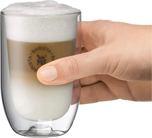 Bộ 2 cốc WMF Barista Latte Macchiato 280ml 2 lớp chịu nhiệt