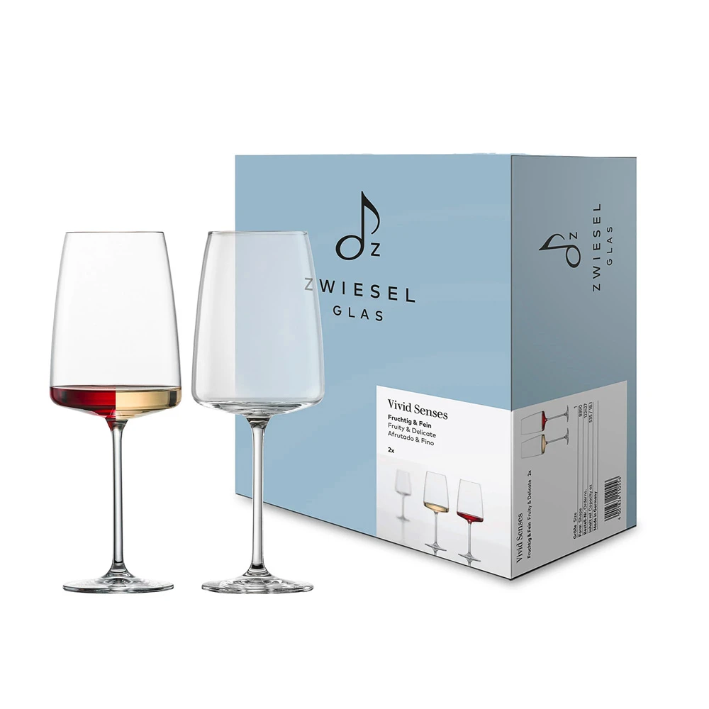 Ly Uống Rượu Zwiesel Glas Vivid Senses 122427 Fruity & Delicate 2 Cái 535ml
