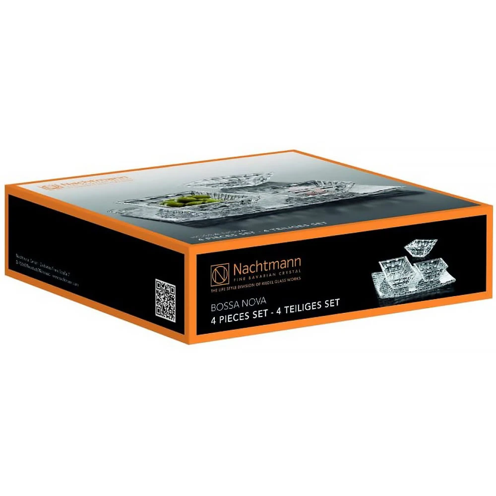 Bộ Khay Bát Pha Lê Nachtmann 97633 Bossa Nova 4 Món