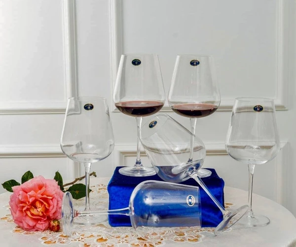 Bộ 6 ly vang pha lê Bohemia Ardea 540ml Shop Hàng Đức