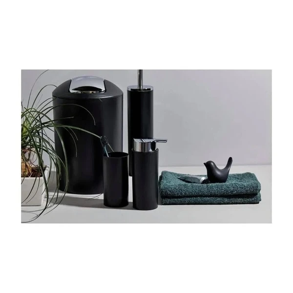 Bộ dụng cụ phòng tắm 4 chi tiết Wenko (thùng tác, đựng bàn chải, cọ toilet, bơm xà phòng) | Phương mart