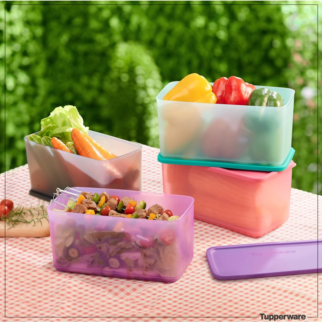 Bộ hộp BQTP FUNTASTIC 3.1L set 4 hộp hàng TUPPERWARE chính hãng 100% | Shopee Việt Nam