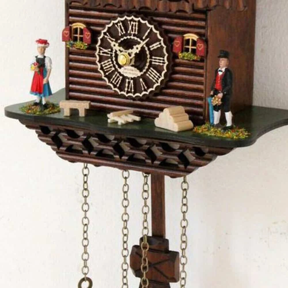 Đồng Hồ Cuckoo Clockvilla Hettich Uhren HE20 Cặp Đôi Rừng Đen 7 Đồng Hồ Cuckoo Clockvilla Hettich Uhren HE20 Cặp Đôi Rừng Đen