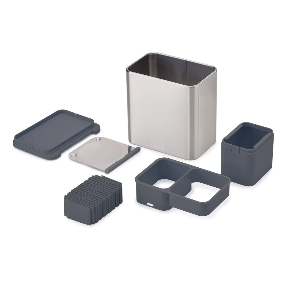 Tháo lắp nhanh chóng chỉ vài giây - Hộp Cắm Dao Và Đựng Thìa Dĩa Joseph Joseph 85114 Surface