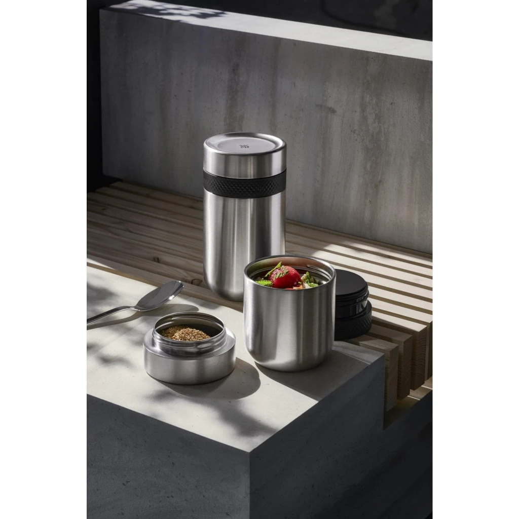 Hộp cơm giữ nhiệt 2 ngăn gồm set đũa thìa WMF My2go
