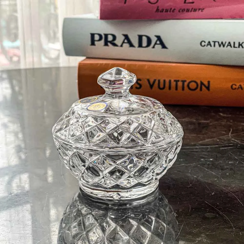 Hũ đựng đường Crystal Bohemia