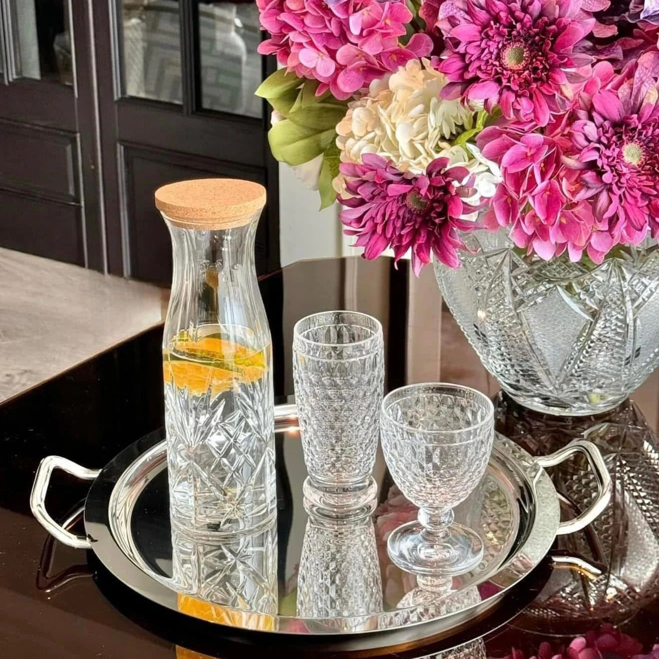Khay inox tròn Sambonet cao cấp