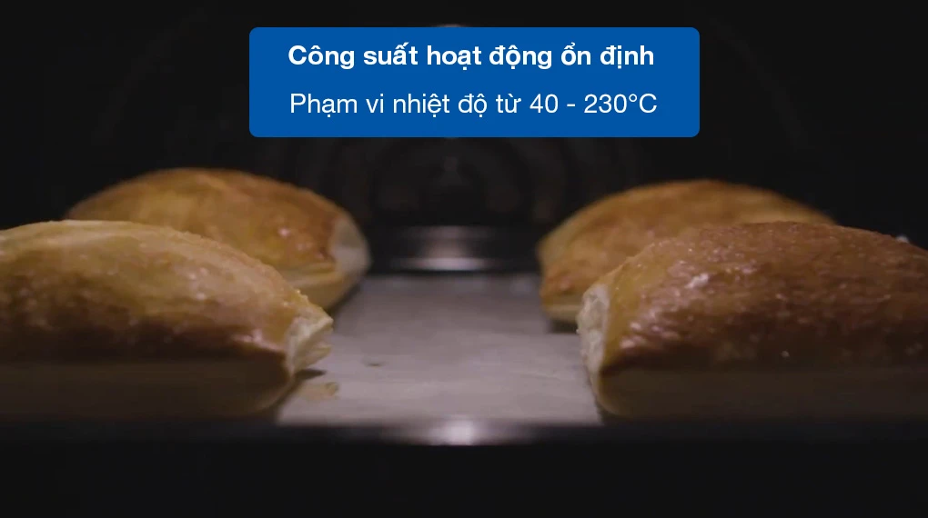 Lò nướng kèm hấp SMEG COF01 - Công suất hoạt động ổn định, nhiệt độ hoạt động đến 230°C