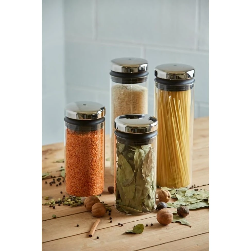 Lọ thuỷ tinh đựng đồ khô WMF Depot Vorratsglas dung tích 1l – nắp thép không gỉ