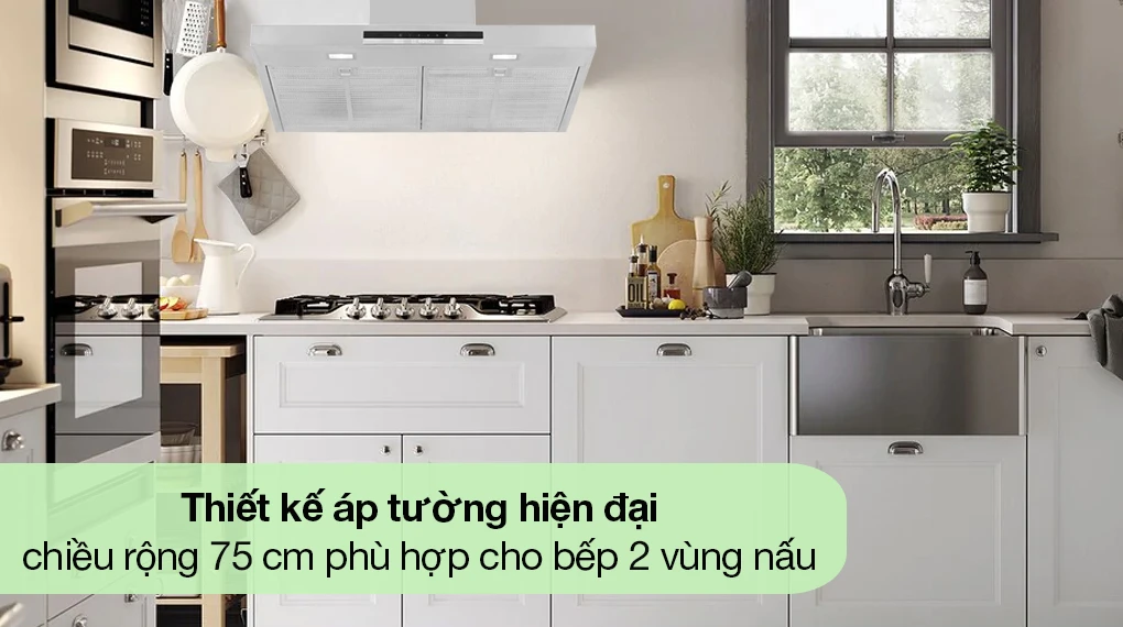 Thiết kế - Máy hút mùi áp tường Bosch DWB77IM50 Thiết kế - Máy hút mùi áp tường Bosch DWB77IM50