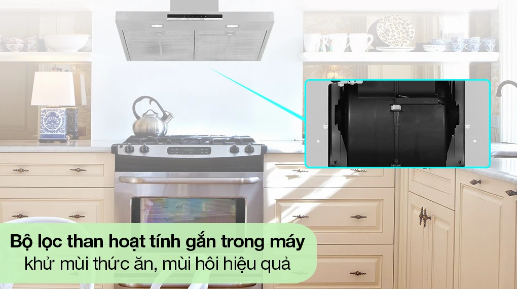 Máy hút mùi áp tường Bosch DWB77IM50 - Tiện ích  Máy hút mùi áp tường Bosch DWB77IM50 - Tiện ích