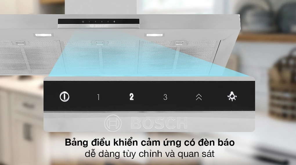 Bảng điều khiển - Máy hút mùi áp tường Bosch DWB97IM50 Bảng điều khiển - Máy hút mùi Bosch DWB97IM50