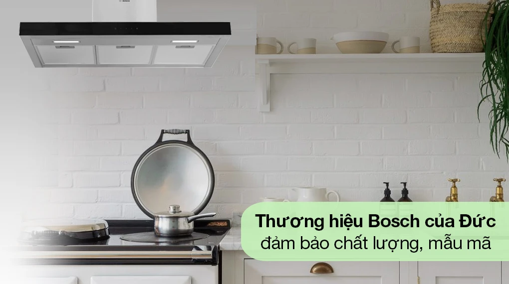 Máy hút mùi áp tường Bosch DWBM98G50B - Thương hiệu - Xuất xứ Máy hút mùi Bosch DWBM98G50B của thương hiệu Bosch - Đức
