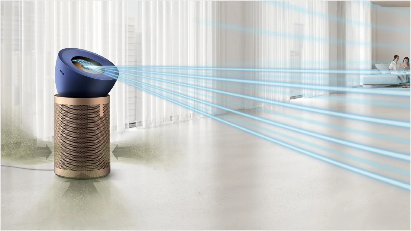 Máy lọc không khí Dyson Purifier Big+Quiet Formaldehyde BP04 (Xanh Phổ / Vàng Gold)