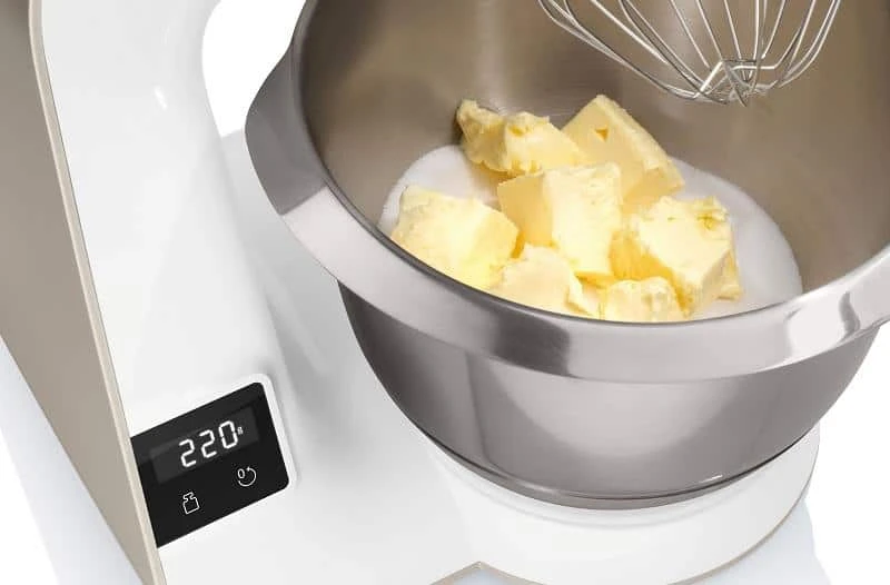 Máy Trộn Bột Đa Năng Bosch MUM5XW20 8 Cân tích hợp cho hiệu quả cao hơn yêu cầu làm sạch ít hơn