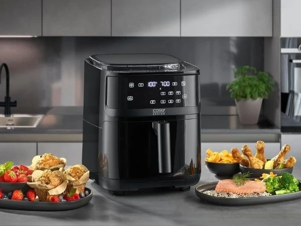 Nồi chiên không dầu kèm hấp Caso 700 model 2024 với công nghệ nấu bằng hơi nước mới nhất