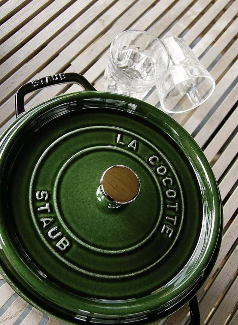 Nồi Gang Staub Round Cocotte Basil 24cm 40509-356-0 15 Nồi Gang Staub Round Cocotte Basil 24cm 40509-356-0