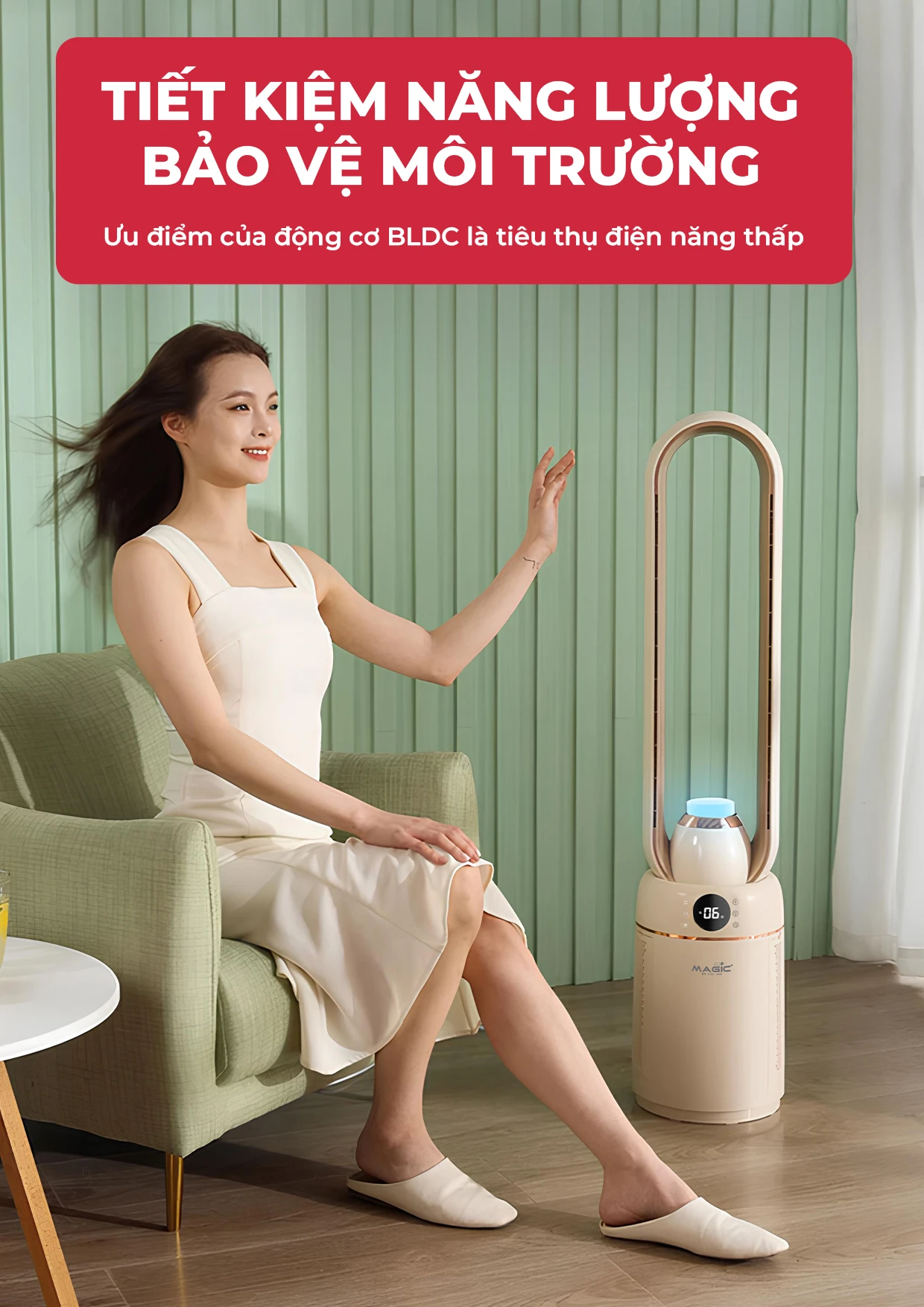 Quạt Không Cánh - Kết Hợp Lọc Không Khí MAGIC Eco AC-305 17