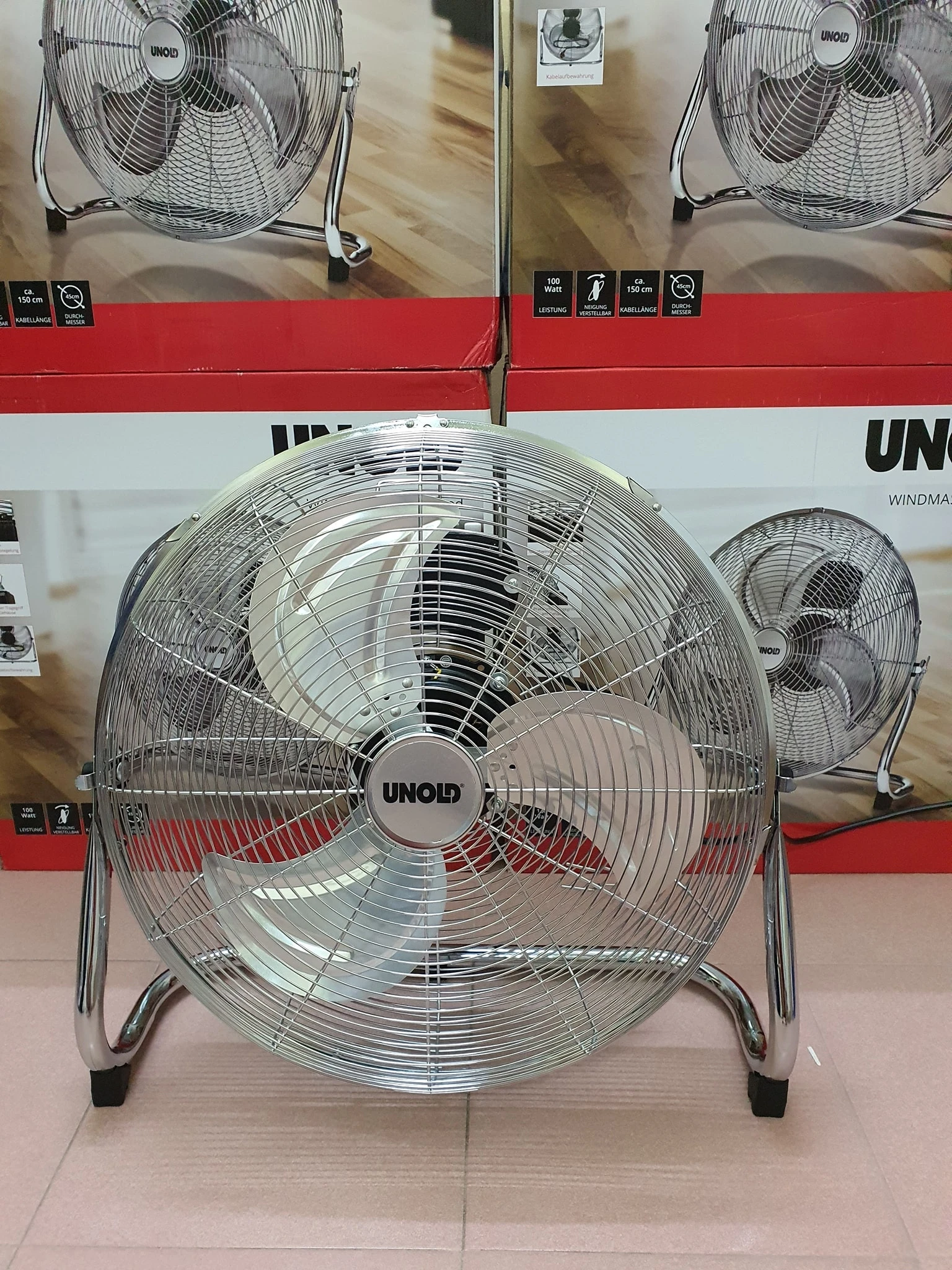 QUẠT SÀN UNOLD 86756 (đường kính 45cm) – PHAN HOÀNG PLAZA - Gia dụng chính hãng Đức - 0906.655.582