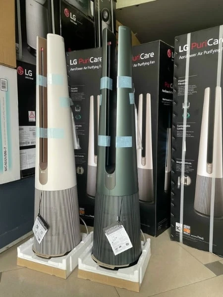 Quạt tháp lọc không khí LG PuriCare Aero FS15GPCJ0 phòng 30m kèm sưởi