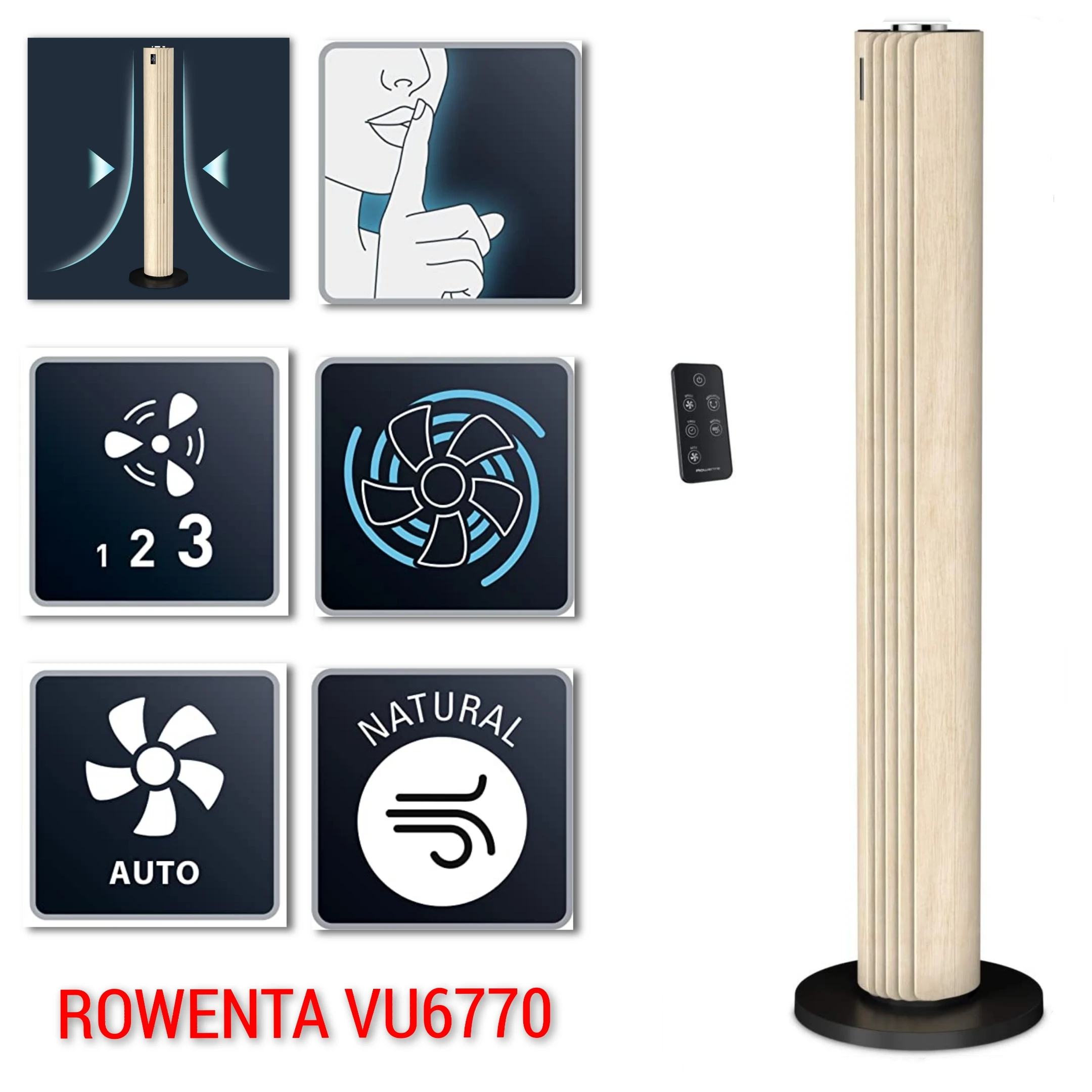 Quạt tháp Rowenta VU6770 | 9 MARKET