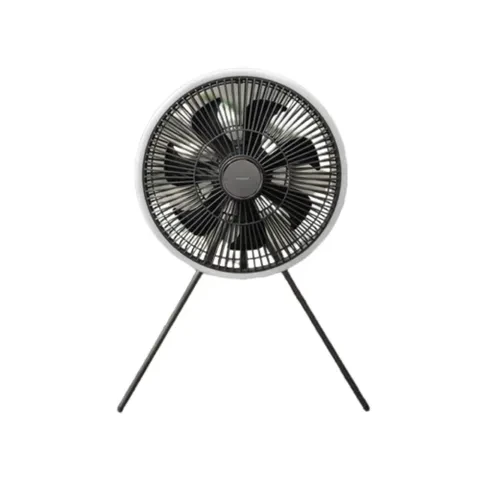 Quạt tích điện không dây Mooas 5 tốc độ gió kèm đèn led | Chiaki.vn