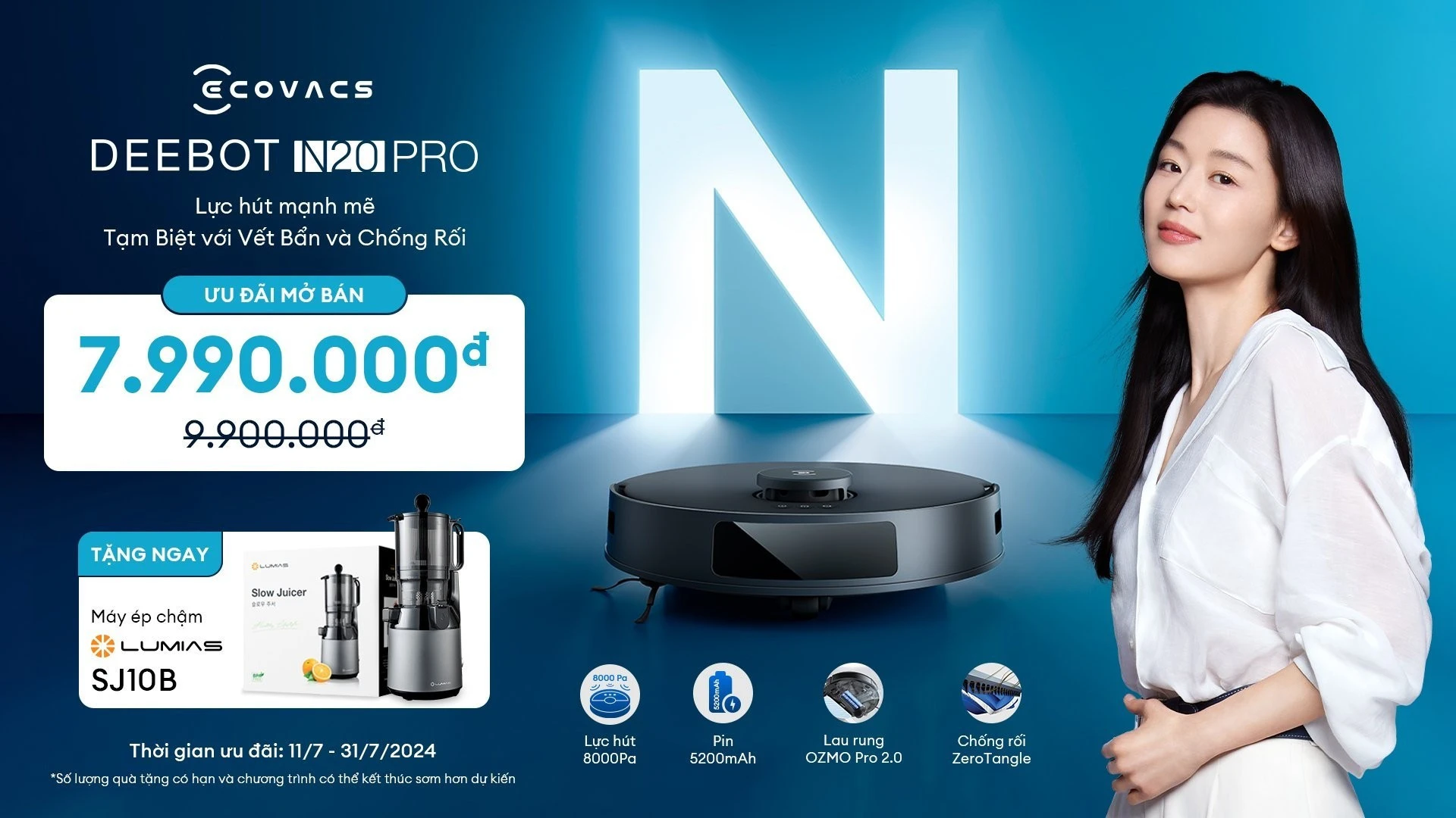 Chuong trinh cho deebot n20 pro