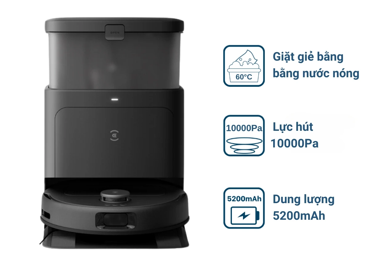 Robot Ecovacs Deebot N30 Pro Omni 2025 tại Đà Nẵng giá tốt