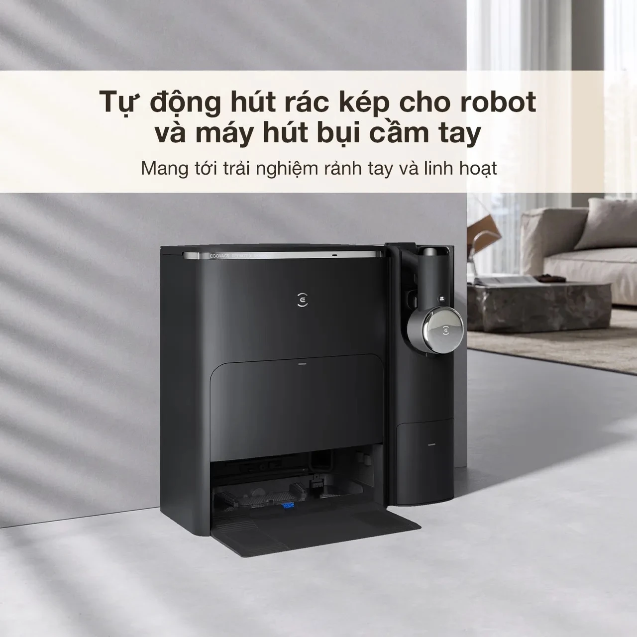 Robot hút bụi Ecovacs X2 Combo