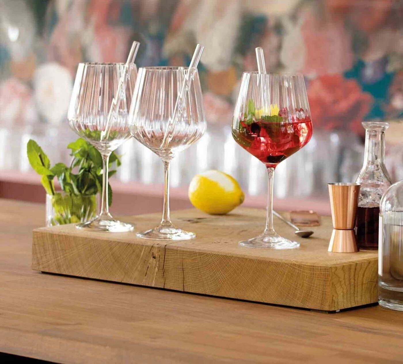 Nachtmann 4 Gin &Tonic Gläser Tastes Good + 4 Glastrinkhalme +Reinigungsbürste ab 16,99 € | Preisvergleich bei idealo.de