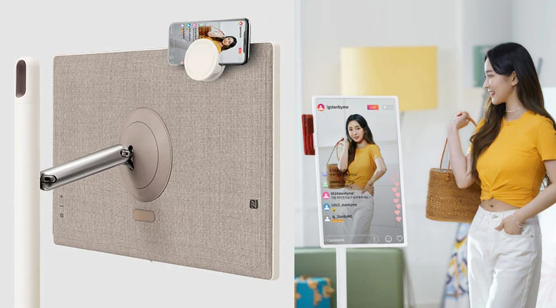 Smart Tivi Standby Me LG 2K 27 inch 27ART10AKPL - Chia sẻ màn hình từ điện thoại lên tivi Smart Tivi Standby Me LG 2K 27 inch 27ART10AKPL - Chia sẻ màn hình từ điện thoại lên tivi