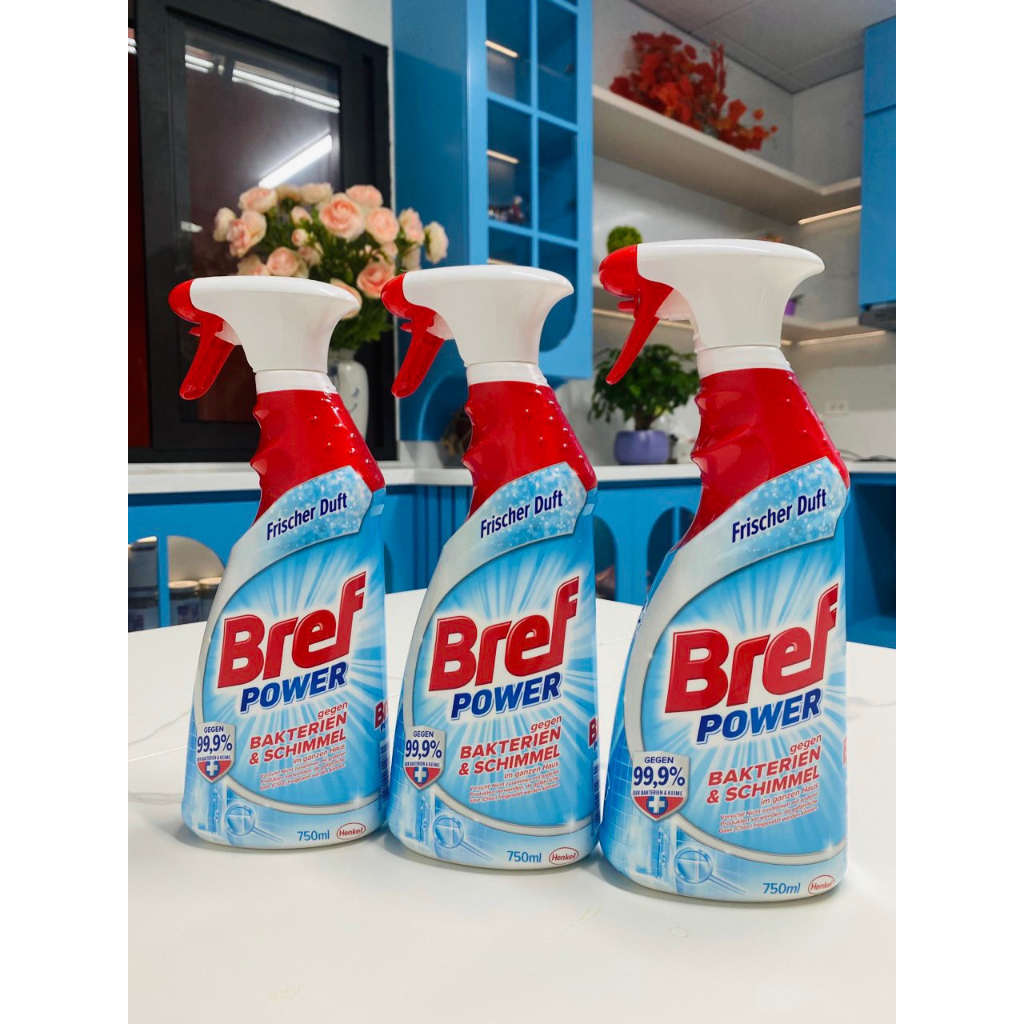 Nước xịt tẩy rửa đa năng BREF POWER 750ml (tẩy nấm mốc, diệt khuẩn) - Ảnh 2
